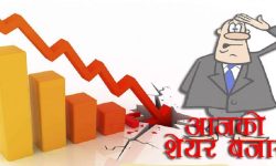 आजको शेयर बजार : फेरी ओरालो लाग्यो नेप्से