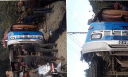 काठमाडौँ नारायणथान आउदै गरेको बस दुर्घटना, ३ को मृत्यु