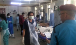 सिन्धुपाल्चोक बस दुर्घटनामा मृत्यु हुनेको संख्या ११ पुग्यो