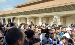 एनआरएनको मतदानस्थलमा फेरि अर्को तनाव