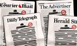 प्रेस स्वतन्त्रता माग गर्दै अष्ट्रेलियाका सञ्चारमाध्यम विरोधमा