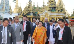 राजाको राज्याभिषेकमा सहभागी हुन राष्ट्रपति जापान प्रस्थान