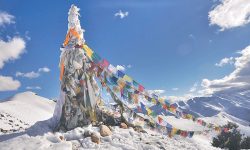 उपल्लो मुस्ताङमा हिउँ पर्न थाल्यो