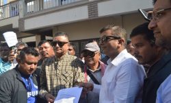 विराटनगरमा श्रमिकहरु आन्दोलित