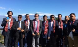 बङ्गलादेशका राष्ट्रपतिको भ्रमण दलका सदस्य चन्द्रागिरिमा