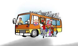 ६५ किमीको भाडा दुई हजार पाँच सय