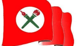 भारतले जारी गरेको नक्साको विरोधमा  नेविसङ्घको प्रदर्शन