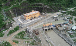 प्रधानमन्त्रीले सिंहदरबारबाटै गरे माथिल्लो त्रिशूली थ्री-ए जलविद्युतकाे उदघाटन