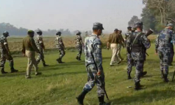 महोत्तरीको सीमाक्षेत्रमा नेपाल–भारतको संयुक्त सुरक्षा गस्ती