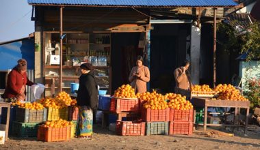 ग्राहकको पर्खाइमा जुनार व्यवसायी ( फाेटाे )