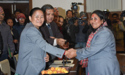 कास्की २ बाट निर्वाचित विद्या भट्टराईले लिइन् सांसदको शपथ