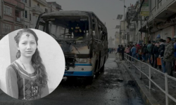 बसकाे ठक्करबाट घाइते पन्तकाे मृत्यु, गाडी आगजनी गरेको आरोपमा नेविसंघका केन्द्रीय सदस्य चेतन पक्राउ