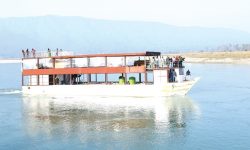 तीन तले मिनी पानीजहाजको सफल परीक्षण