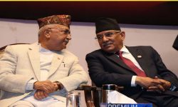 सभामुखबारे छलफल गर्न नेकपा अध्यक्षद्धय ओली र दाहाल बालुवाटारमा