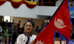 साग : तेक्वान्दोको पुम्सेमा नेपालले जित्यो अर्को स्वर्ण पदक