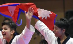 साग : भारतलाई हराउँदै तेक्वान्दोमा नेपालले जित्यो छैटौं स्वर्ण पदक