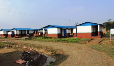 नमूना बस्तीको दृश्य