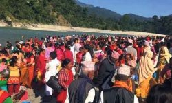 तीर्थालुको देवघाटमा घुइँचो