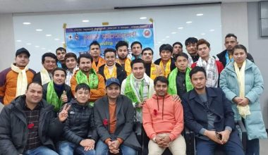 नविन श्रेष्ठको अध्यक्षतामा सिन्धुपाल्चोक समाज दक्षिण कोरियाको नयाँ नेतृत्व चयन