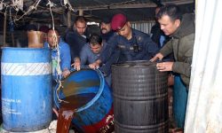 घरेलु मदिरा नष्ट