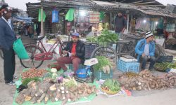 ग्राहकको प्रतिक्षामा तरुल व्यापारी