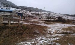 हिउँ परेपछि माघे सङ्क्रान्ति मेलाका खेलमा रोक