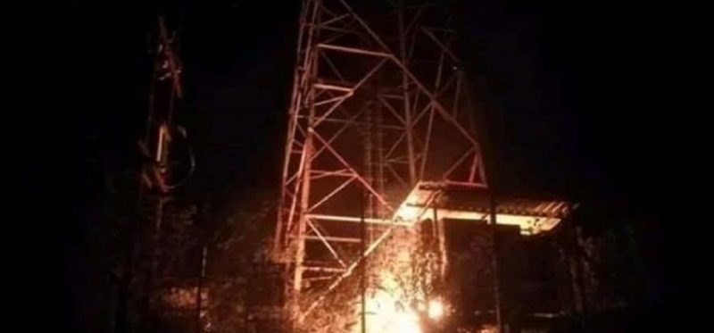 विप्लव समूहले एनसेललाई निशाना बनाउँदै, एनसेलका दुई टावरमा आगजनी