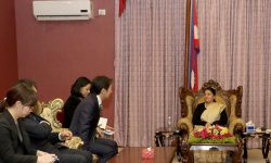 राष्ट्रपतिसँग जापानी उपमन्त्रीको भेट