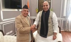 दिल्ली पुगेर राजनाथसँग भेटे पौडेलले