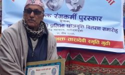 विष्णुभक्त स्मृति रङ्गकर्मी पुरस्कार रमेश केसीलाई