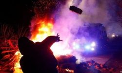 यूक्रेनमा कोरोना संक्रमित सवार बसमा हमला