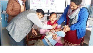 पोलियो थोपा खुवाउन शुरु