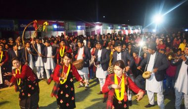 महोत्सवमा नौमती बाजा प्रतियोगिता