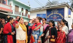 करणी आरोपी श्रेष्ठलाई कारबाहीको माग गर्दै कपिलवस्तुमा प्रदर्शन