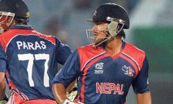आईसीसी विश्वकप क्रिकेट लीग २ : पारस र ज्ञानेन्द्र दुवै आउट
