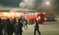 अन्तर्राष्ट्रिय विमानस्थलमा आगलागी,नियन्त्रणको प्रयास जारी