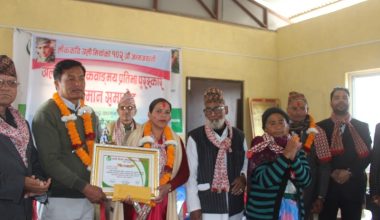 अली मियाँ लोक वाङ्मय प्रतिभा पुरस्कार गायिका भण्डारीलाई