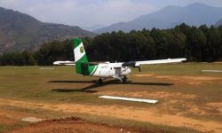 बलेवा विमानस्थल र बसपार्कको कालोपत्रे रोकियो