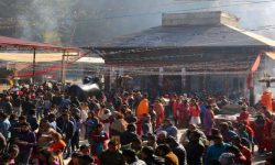 भक्तपुरको डोलेश्वरदेखि कैलाशपतिसम्म दर्शनार्थीको घुइँचो