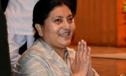 राष्ट्रपति भण्डारीले गरिन् धरहरा र रानीपोखरीको अवलोकन