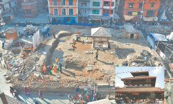 काष्ठमण्डप पुनःनिर्माणमा थप काठ अझै आएन