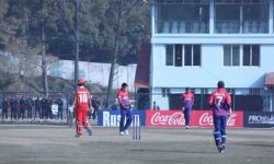 ओमानसँग आजपनि हार्‍यो नेपाल
