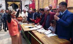 शिवरात्रीमा आएका बाबाहरुलाई बाटो खर्च दिएर बिदाइ