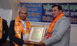 शशी पौडेल सम्मानित