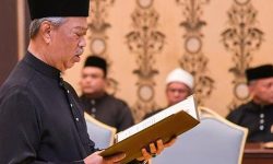 मलेसियाका नयाँ प्रधानमन्त्री मोहिउद्दीन यासिनद्वारा शपथ