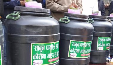 केयुकेएलले ग¥यो काठमाडौँ उपत्यकाका २० ठाउँमा हात धुने व्यवस्था