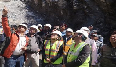 मेलम्ची सुरुङको मुख्य संरचनाको निर्माण पूरा, परिक्षणकालागि हेडबक्र्सबाट हालियो पानी