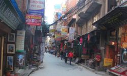 पर्यटकीय क्षेत्र ठमेल कोरोनाका कारण सुनसान