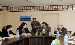 कोरोना भाइरसको संक्रमण उच्च भएका बेला मन्त्री भट्टराई र चिनियाँ राजदुतबीच भेटवार्ता