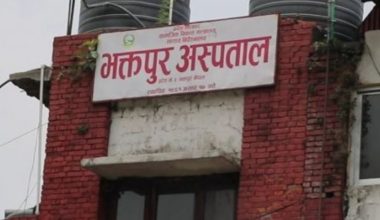 कोभिड–१९ परीक्षण गर्न भक्तपुर अस्पतालमा पिपी बुथ